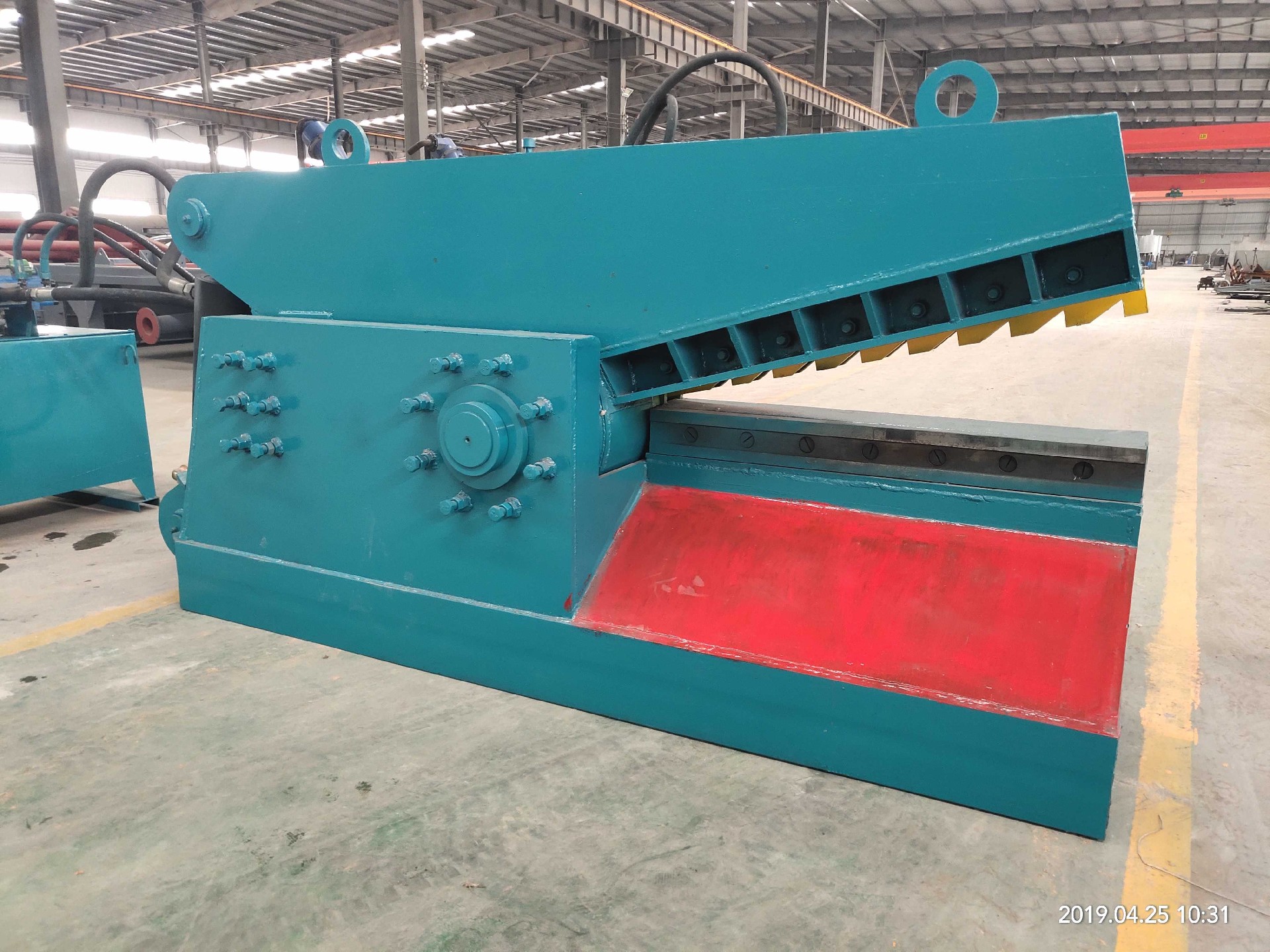 Hydraulic alligator shear