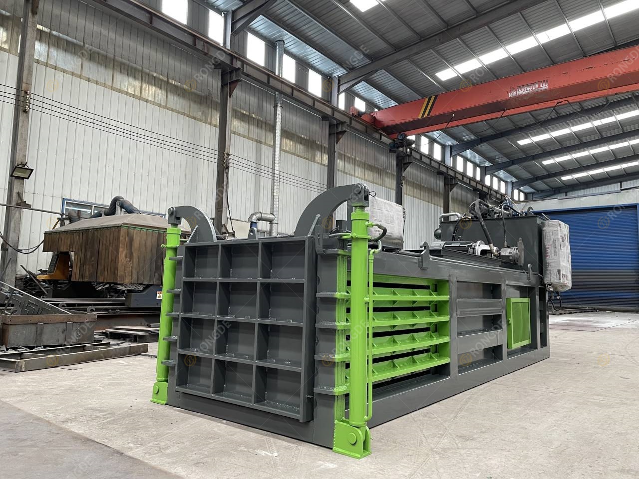 Waste paper baler