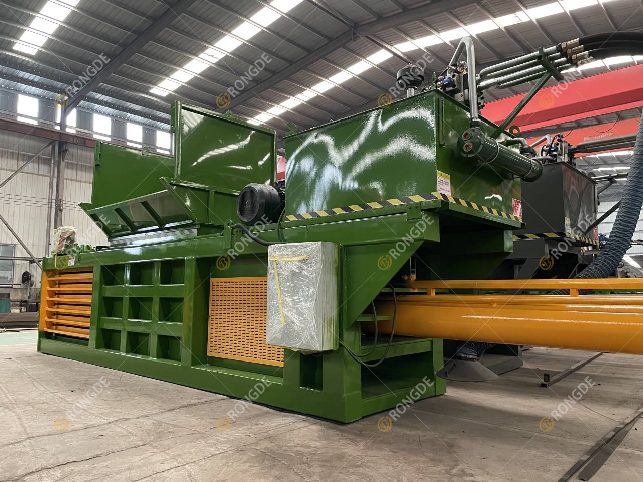 Automatic waste paper baler